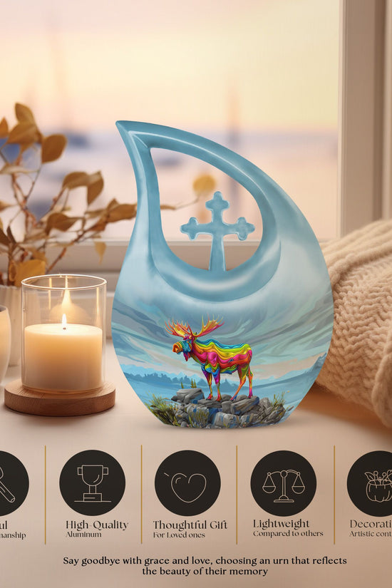 Moose Walking Urns For Ashes - Cremation Keepsakes For Ashes