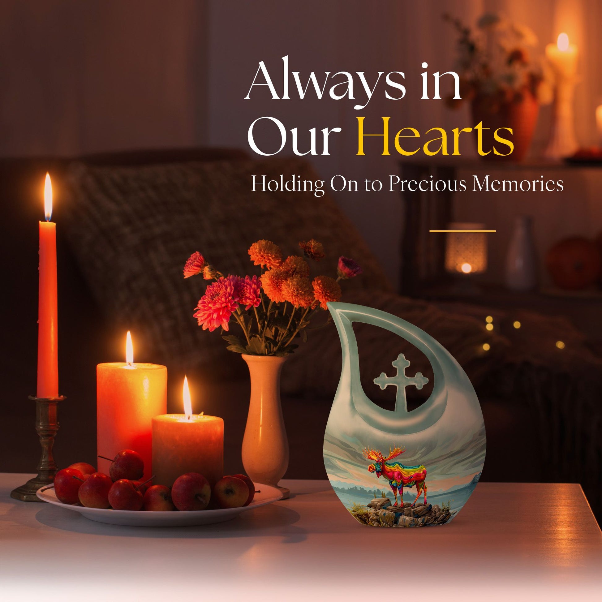 Moose Walking Urns For Ashes - Cremation Keepsakes For Ashes