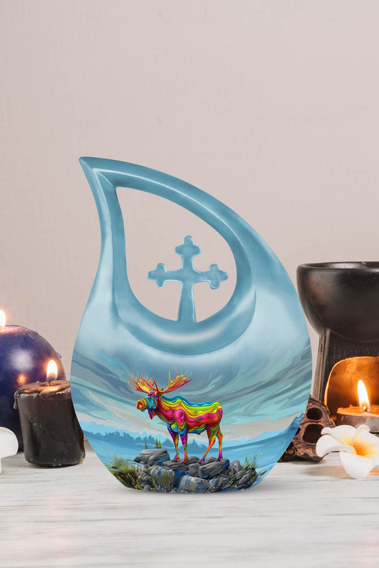 Moose Walking Urns For Ashes - Cremation Keepsakes For Ashes