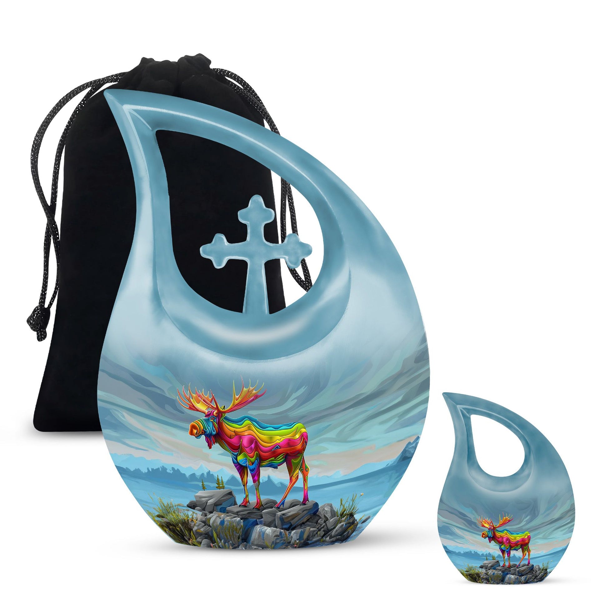 Moose Walking Urns For Ashes - Cremation Keepsakes For Ashes
