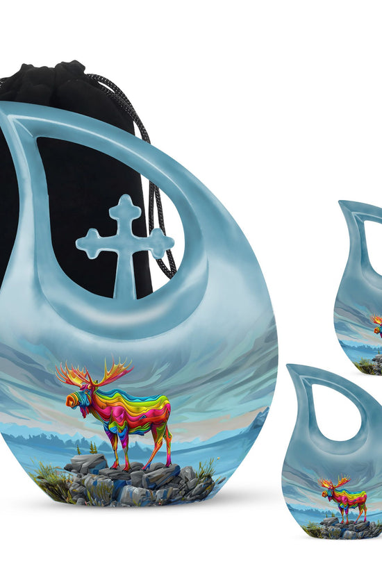 Moose Walking Urns For Ashes - Cremation Keepsakes For Ashes