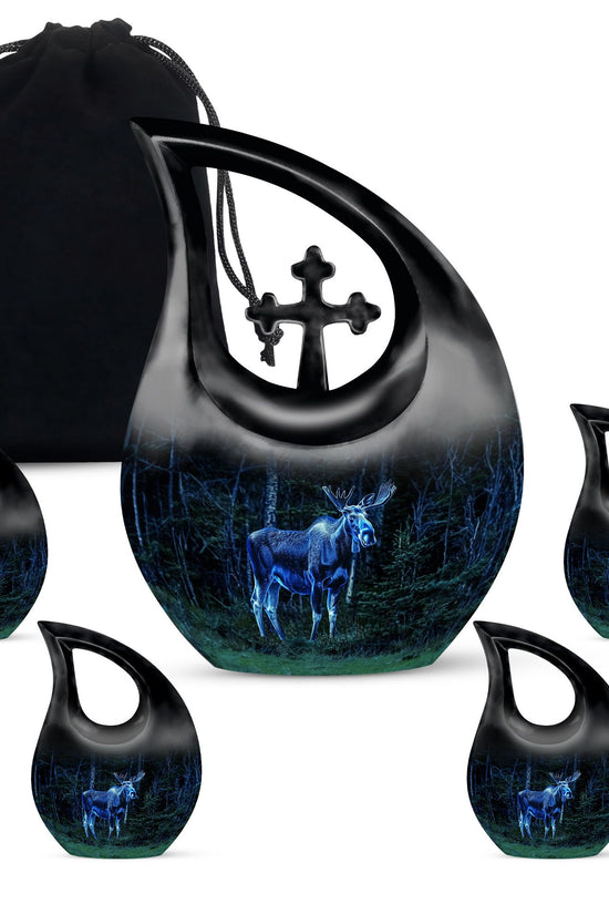 Moose Walking Urns For Ashes - Cremation Urns