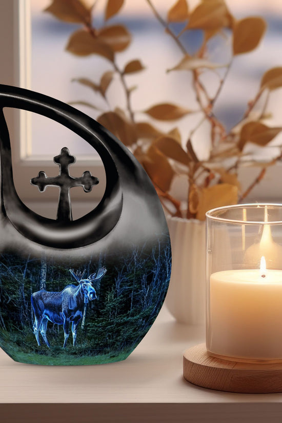 Moose Walking Urns For Ashes - Cremation Urns