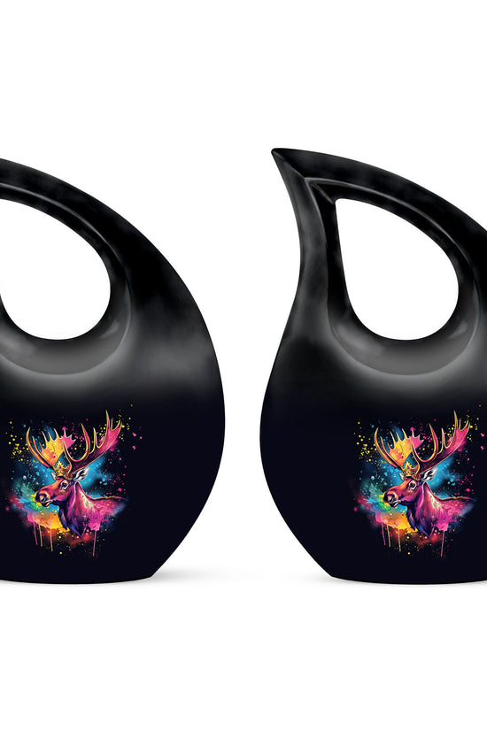 Moose Walking Urns For Ashes - Small Cremation Urn