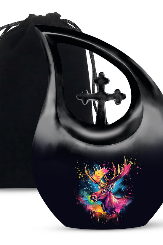 Moose Walking Urns For Ashes - Small Cremation Urn