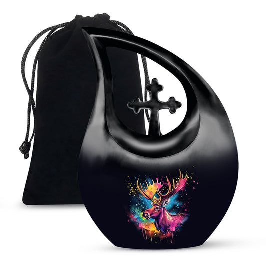 Moose Walking Urns For Ashes - Small Cremation Urn