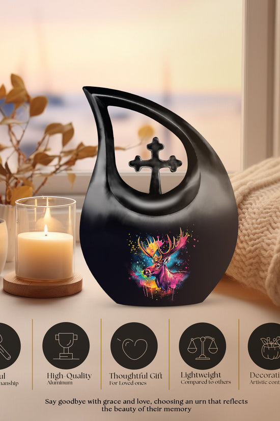 Moose Walking Urns For Ashes - Small Cremation Urn
