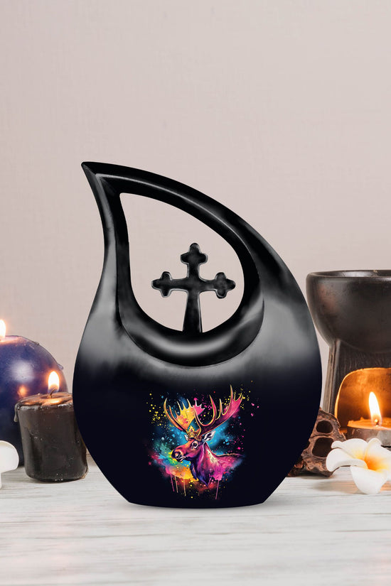 Moose Walking Urns For Ashes - Small Cremation Urn