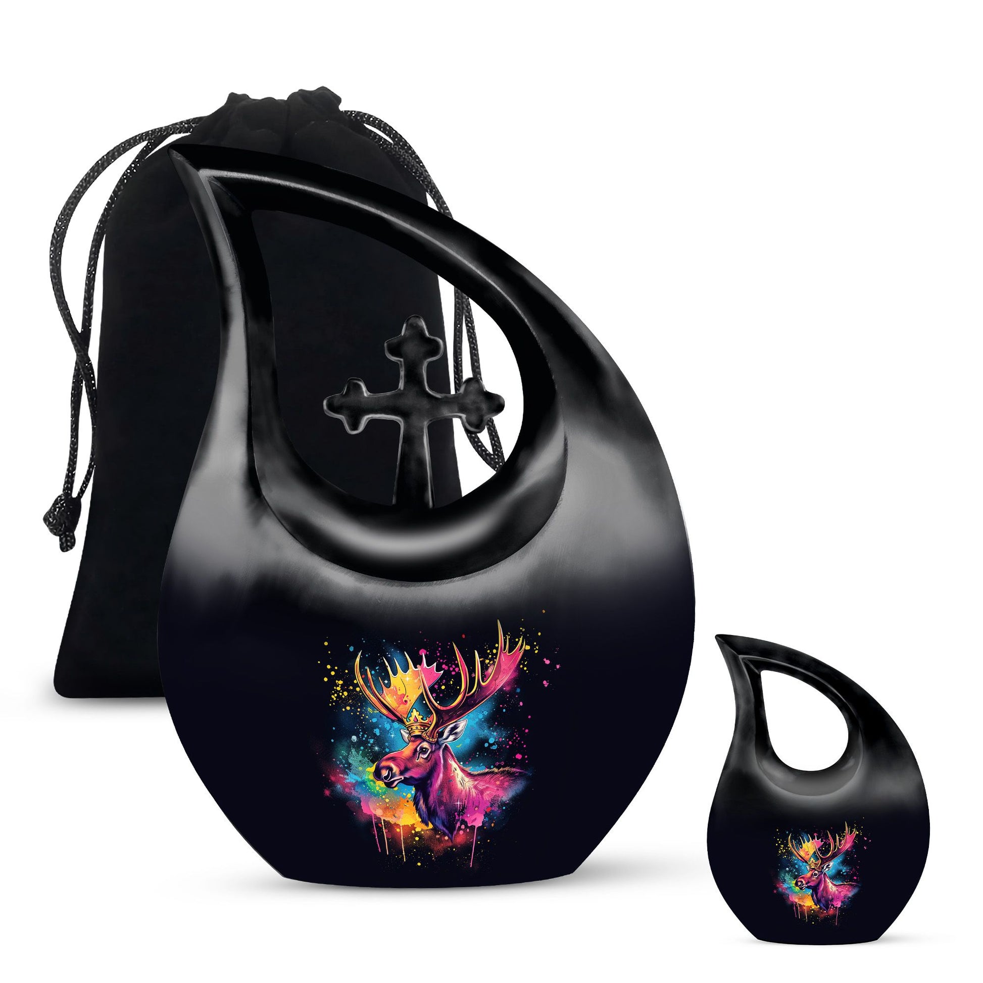 Moose Walking Urns For Ashes - Small Cremation Urn
