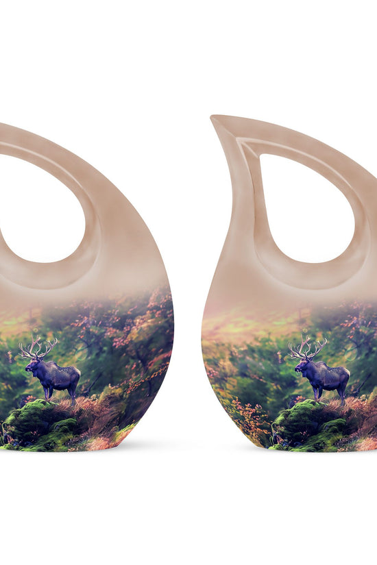 Moose Walking Urns For Ashes - Mini Cremation Urns For Human Ashes
