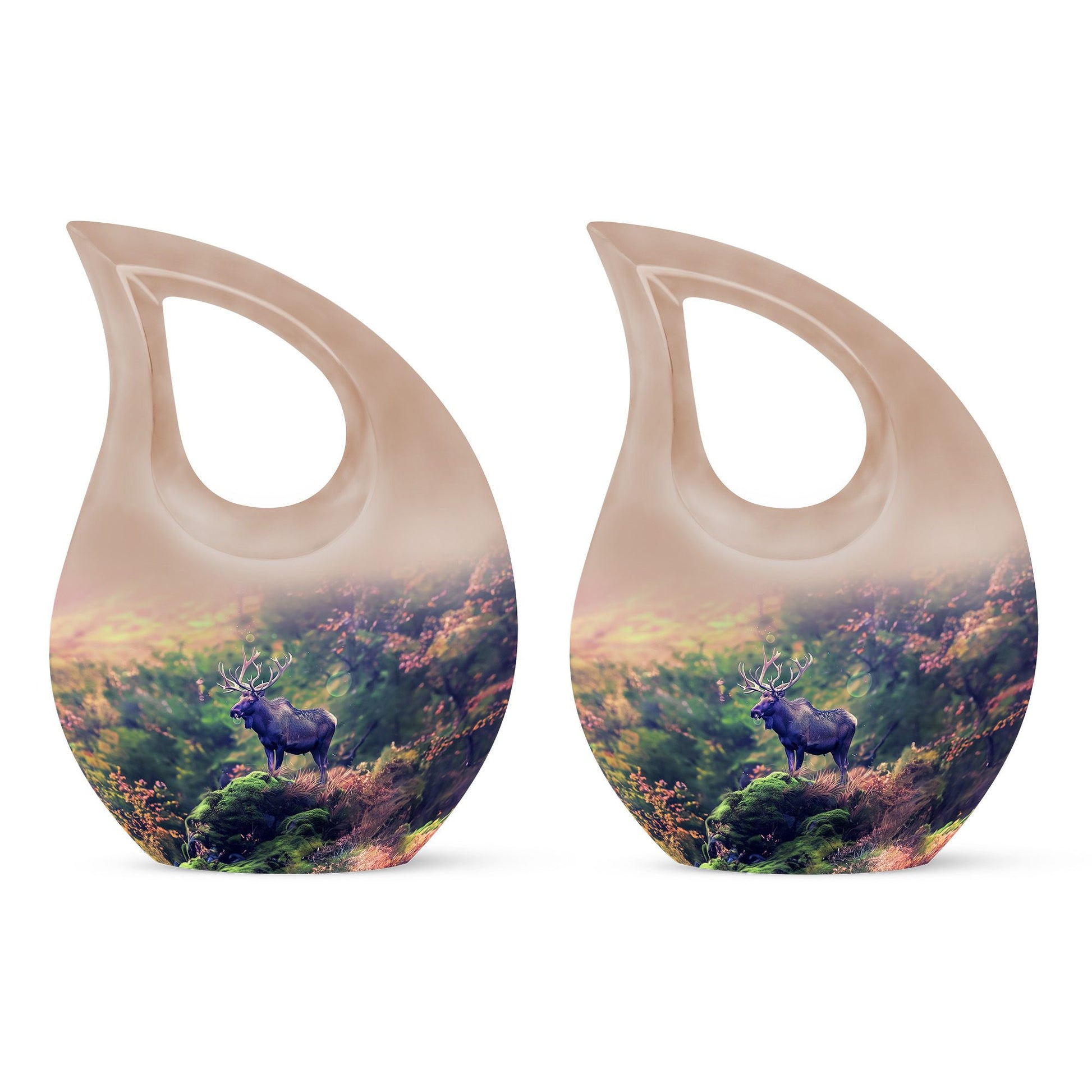 Moose Walking Urns For Ashes - Mini Cremation Urns For Human Ashes