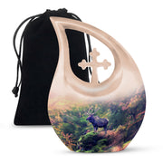 Moose Walking Urns For Ashes - Mini Cremation Urns For Human Ashes