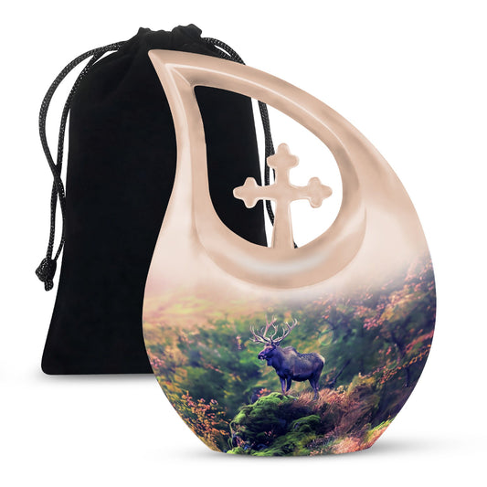Moose Walking Urns For Ashes - Mini Cremation Urns For Human Ashes