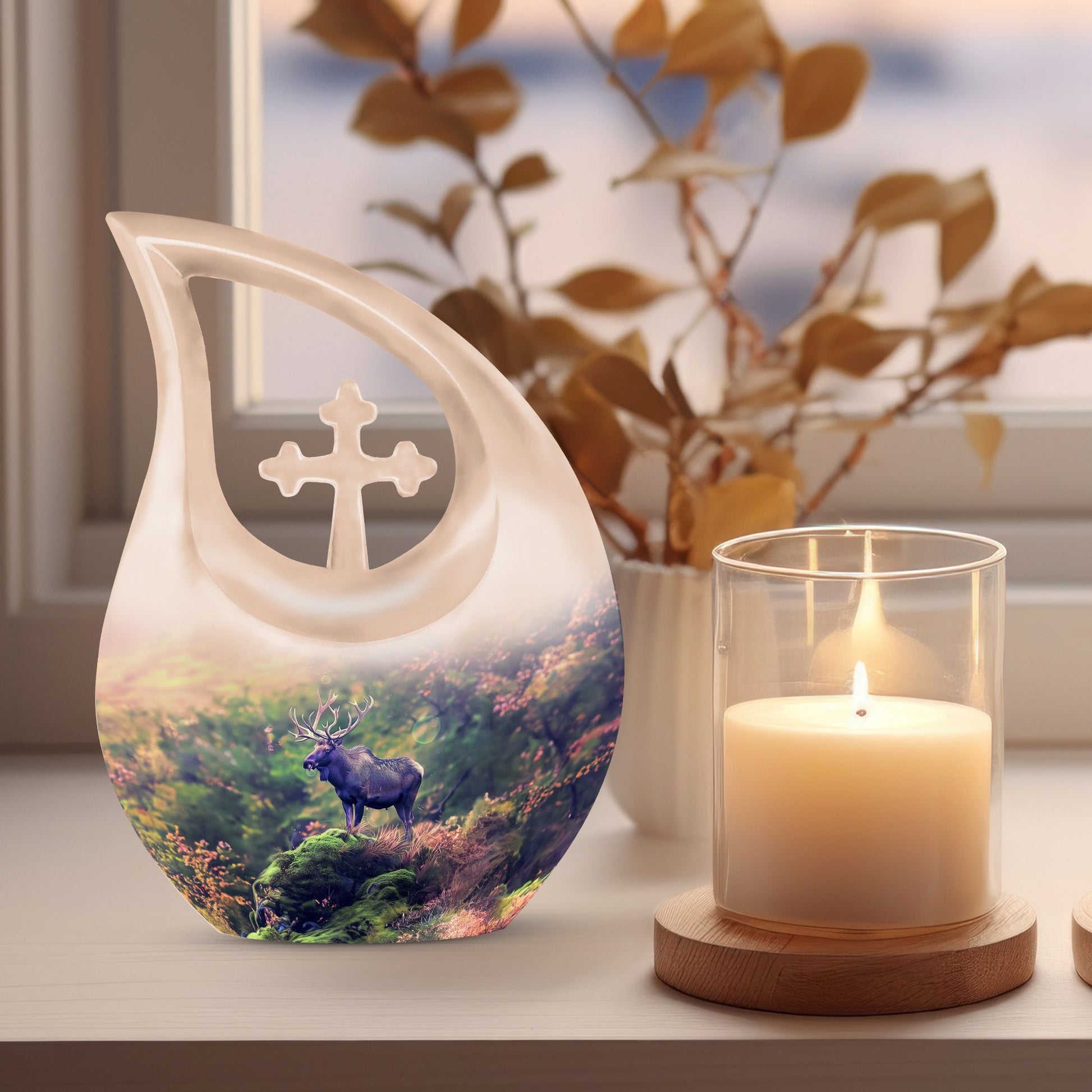 Moose Walking Urns For Ashes - Mini Cremation Urns For Human Ashes