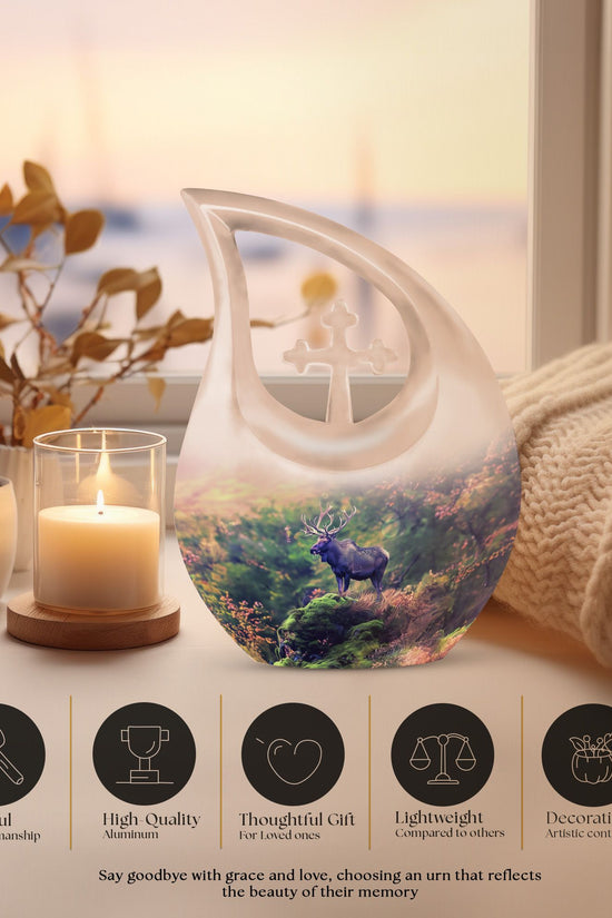 Moose Walking Urns For Ashes - Mini Cremation Urns For Human Ashes
