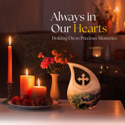 Moose Walking Urns For Ashes - Mini Cremation Urns For Human Ashes