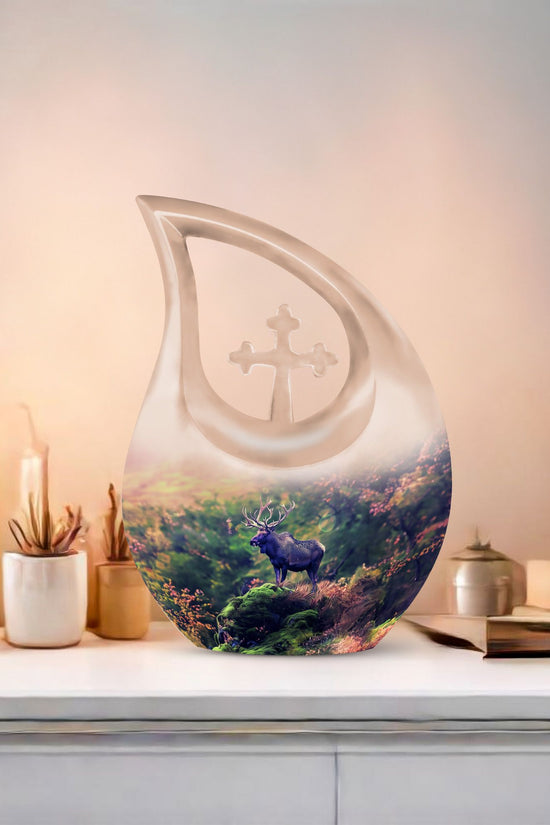 Moose Walking Urns For Ashes - Mini Cremation Urns For Human Ashes