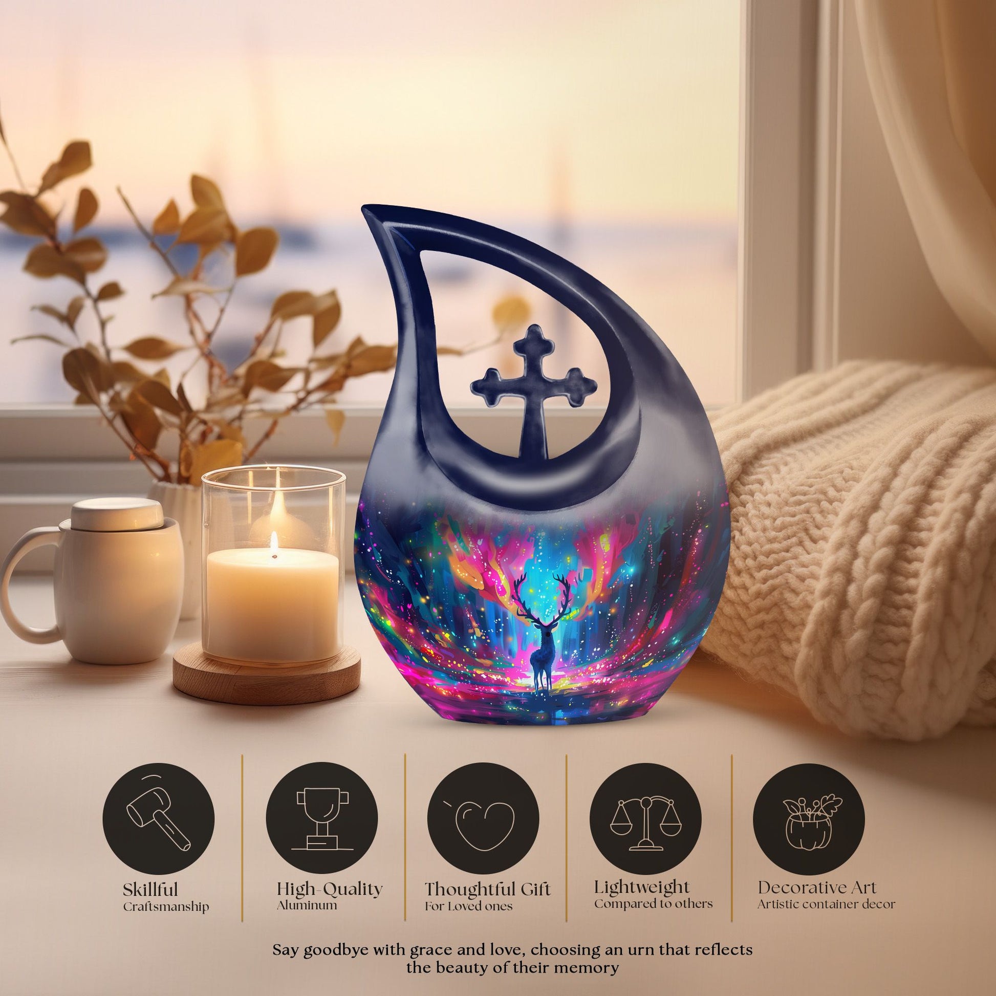 Moose Walking Urns For Ashes - Small Cremation Urns