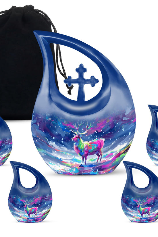 Moose Walking Urns For Ashes - Small Urn For Cremation Human Ashes
