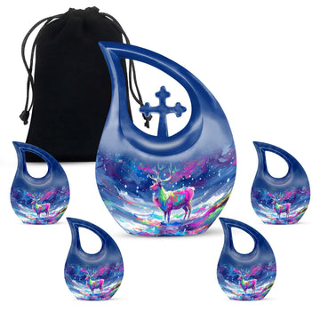 Large Urn With 4 Keepsake
