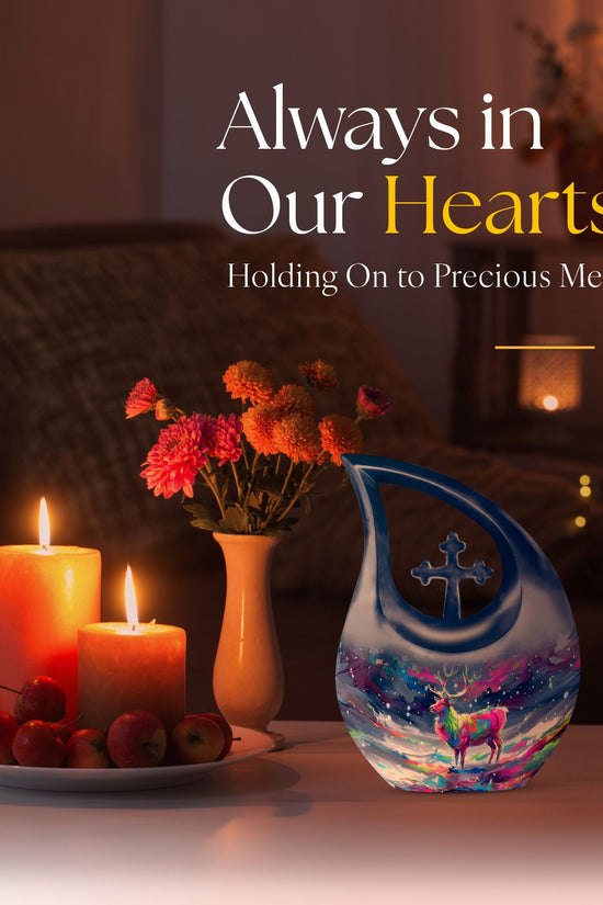 Moose Walking Urns For Ashes - Small Urn For Cremation Human Ashes