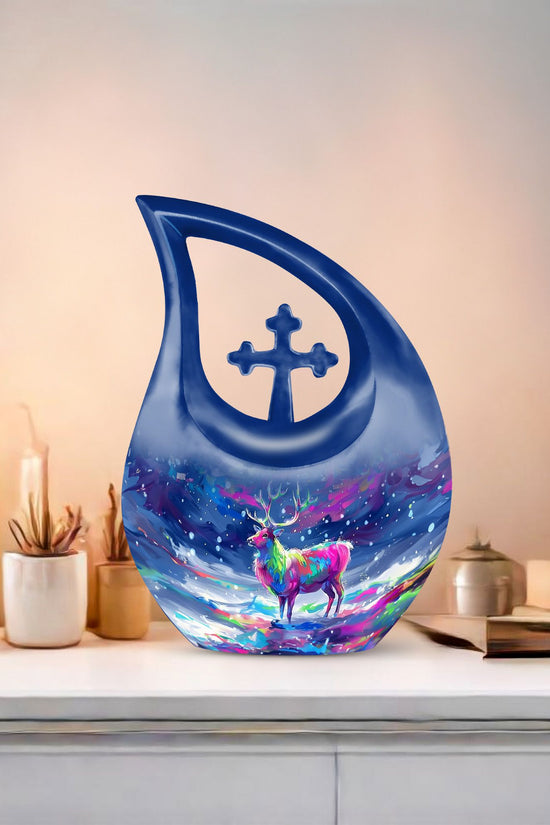 Moose Walking Urns For Ashes - Small Urn For Cremation Human Ashes