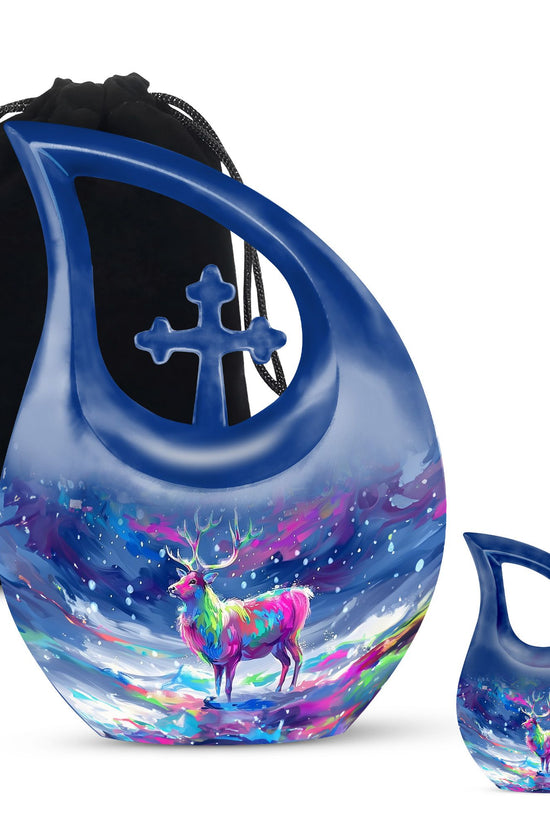 Moose Walking Urns For Ashes - Small Urn For Cremation Human Ashes