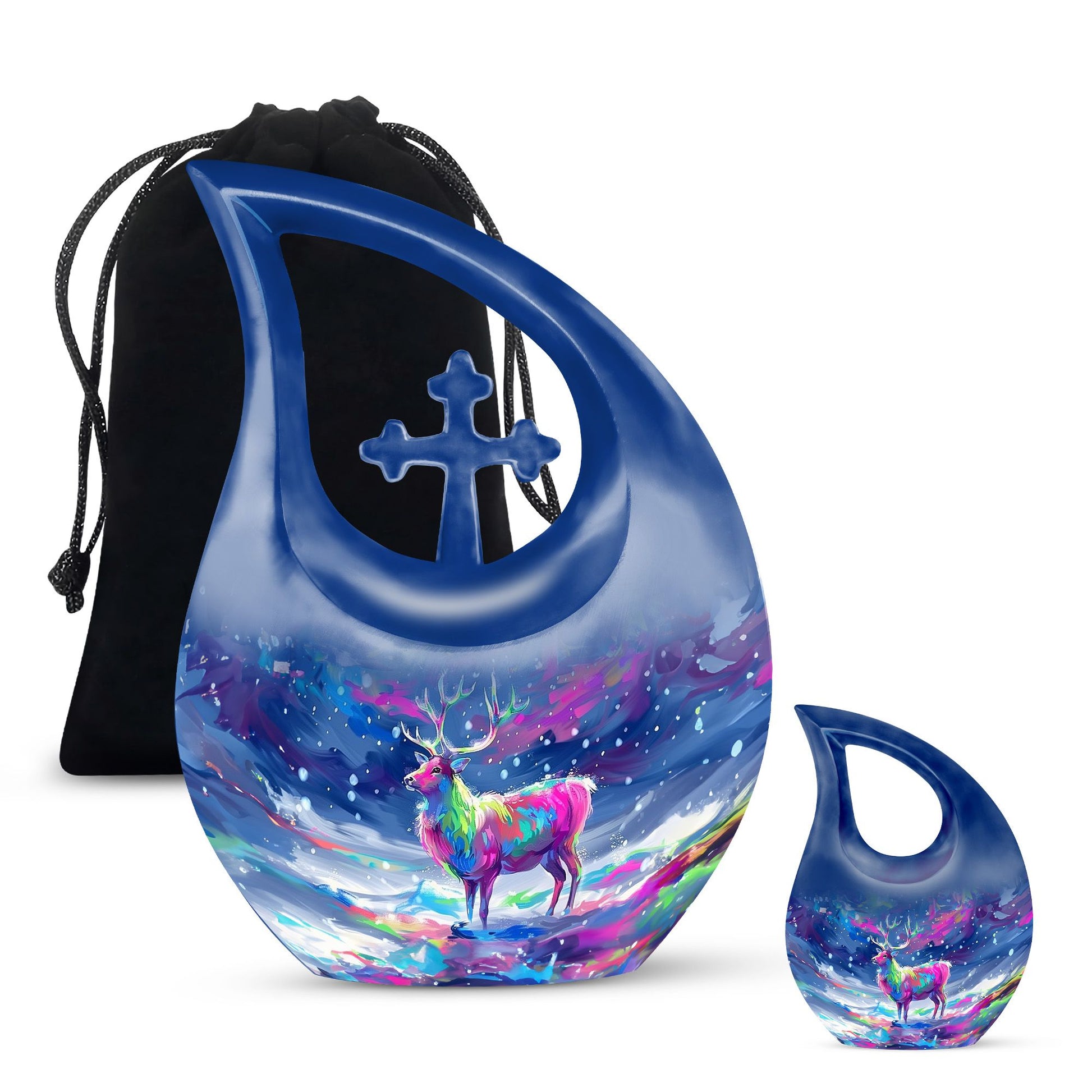 Moose Walking Urns For Ashes - Small Urn For Cremation Human Ashes