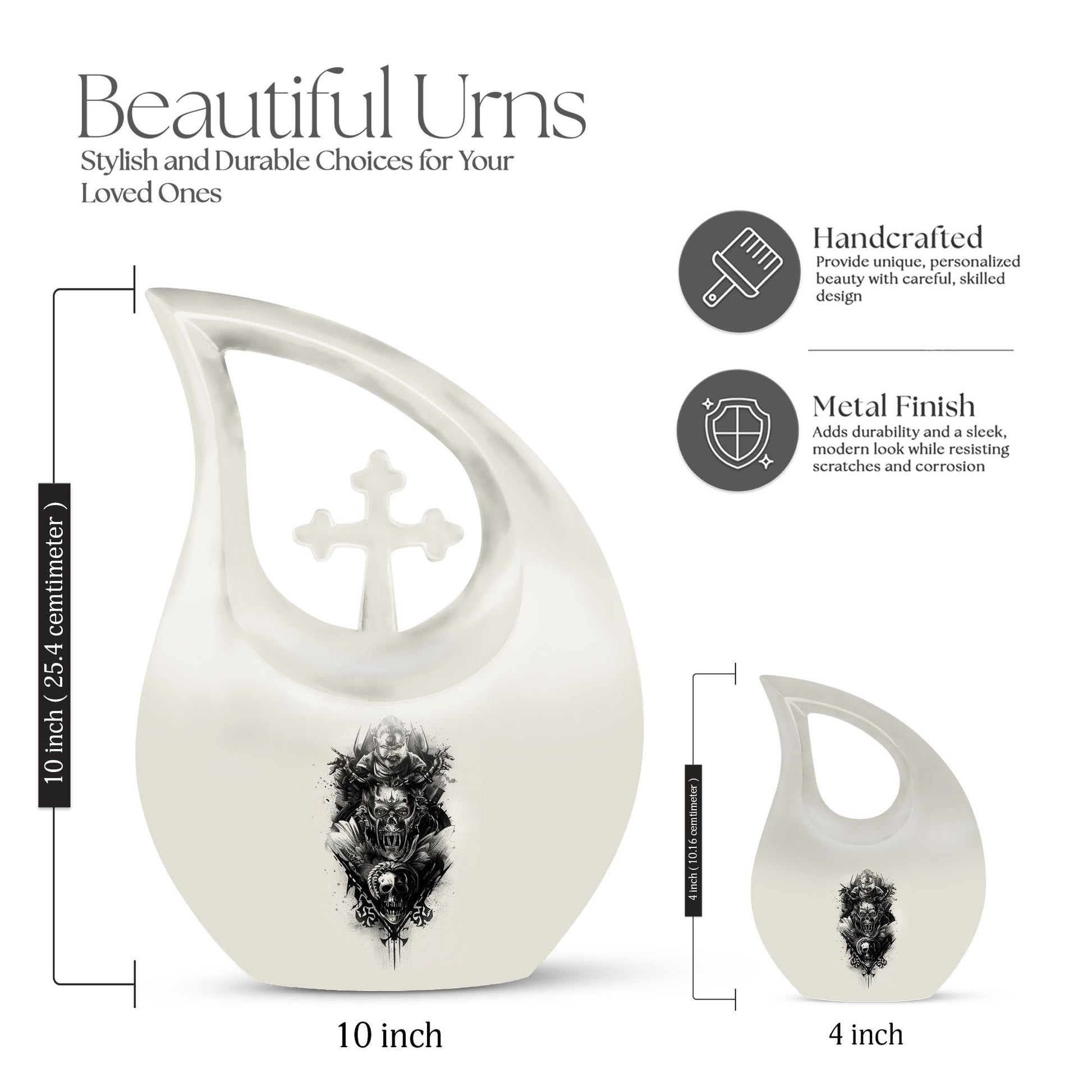 Catholic Urns For Ashes - Adult Cremation Urns