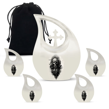 Large Urn With 4 Keepsake