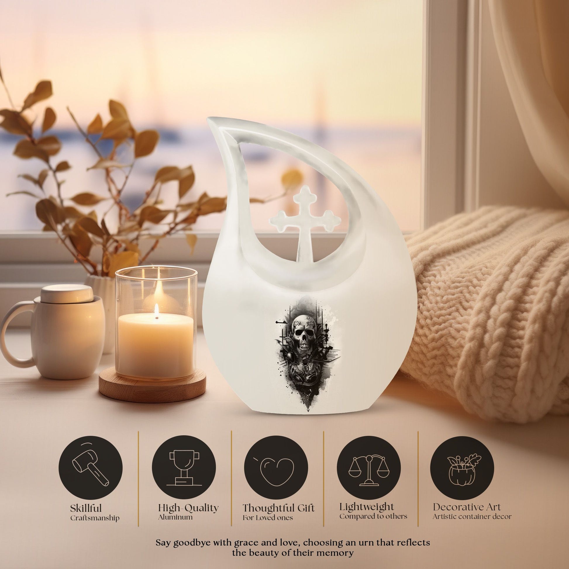 Catholic Urns For Ashes - Cremation Keepsake Urn