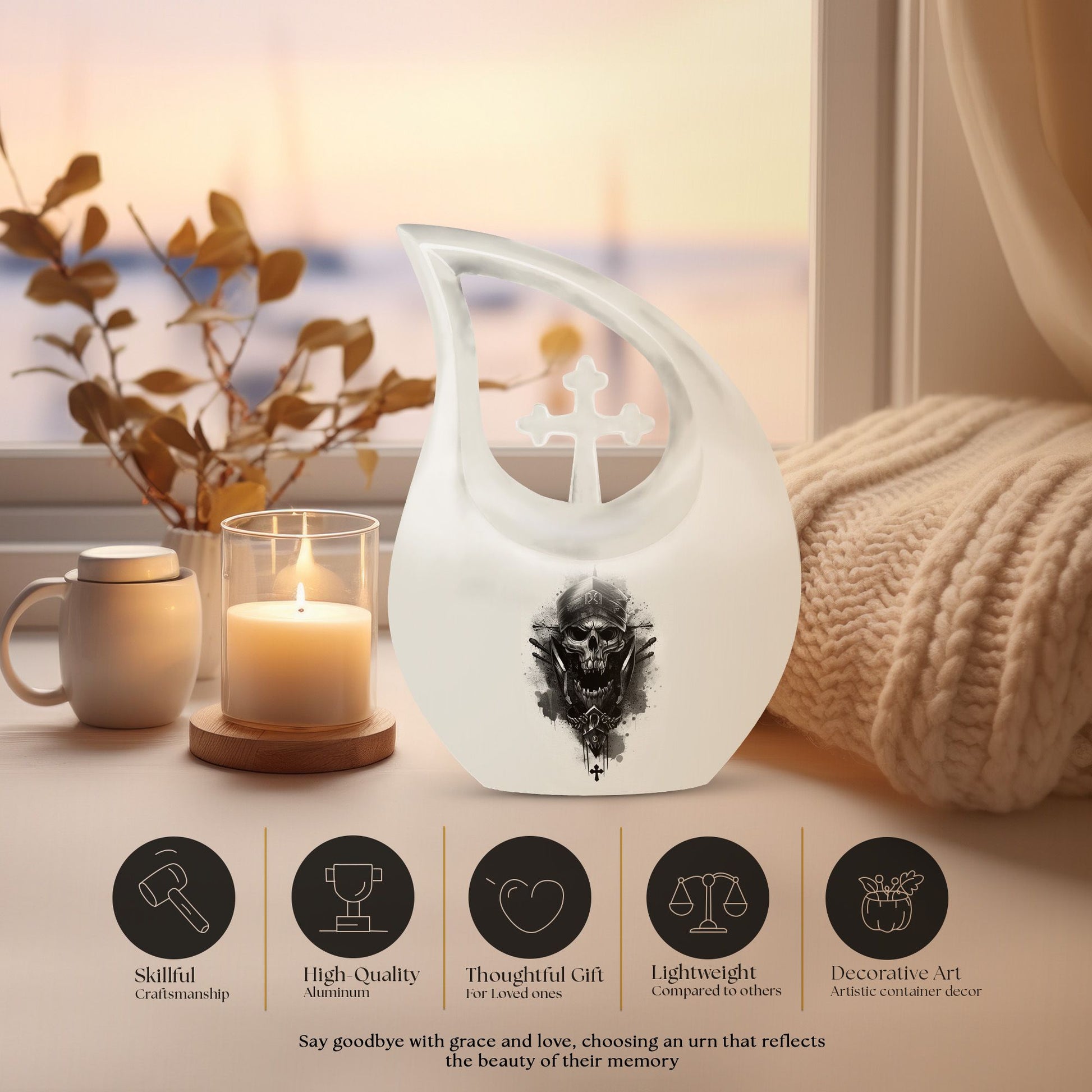 Catholic Urns For Ashes - Small Cremation Urns For Ashes
