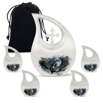 Large Urn With 4 Keepsake
