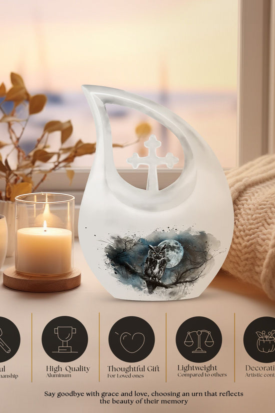 Owl Urns For Ashes - Cremation Urn Small