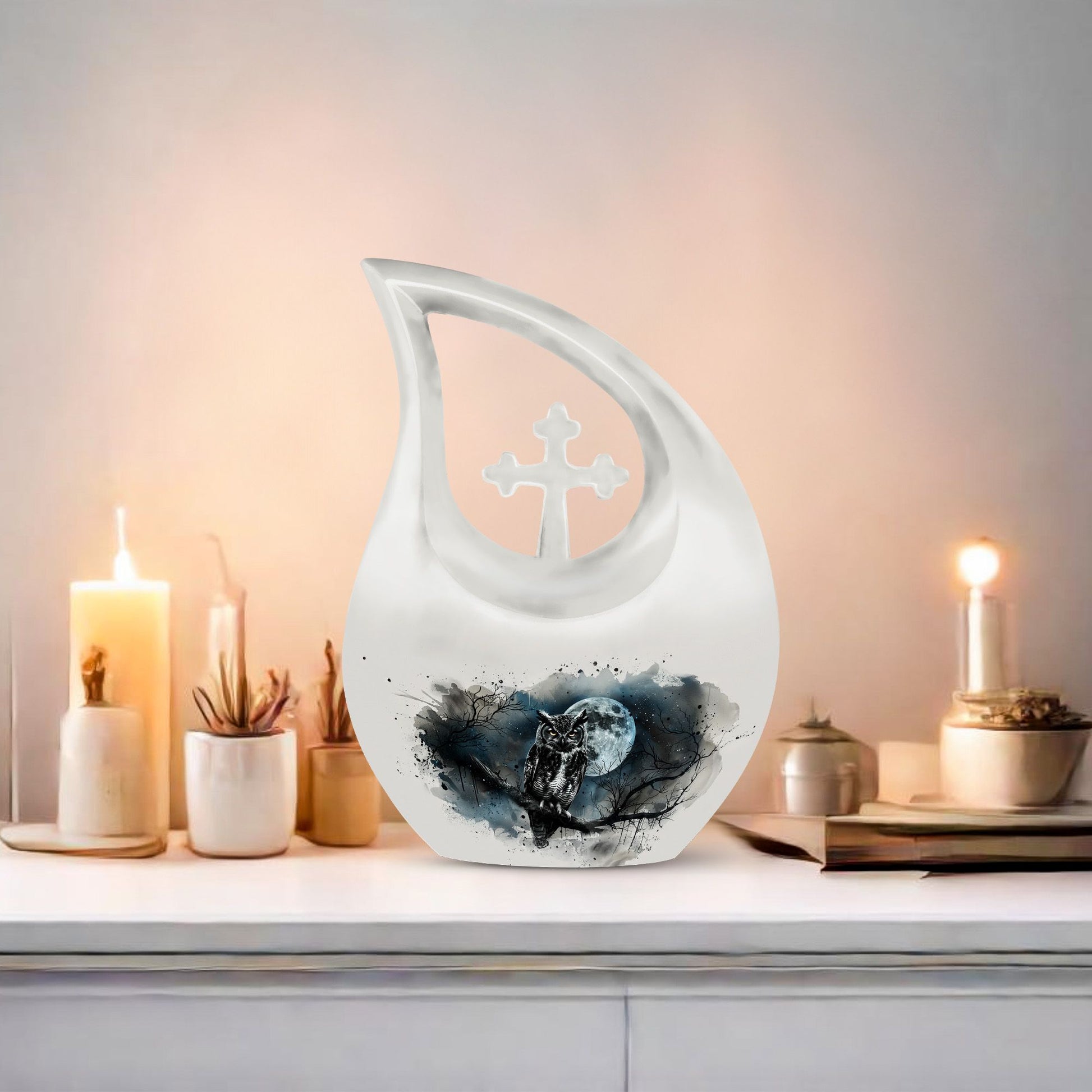 Owl Urns For Ashes - Cremation Urn Small