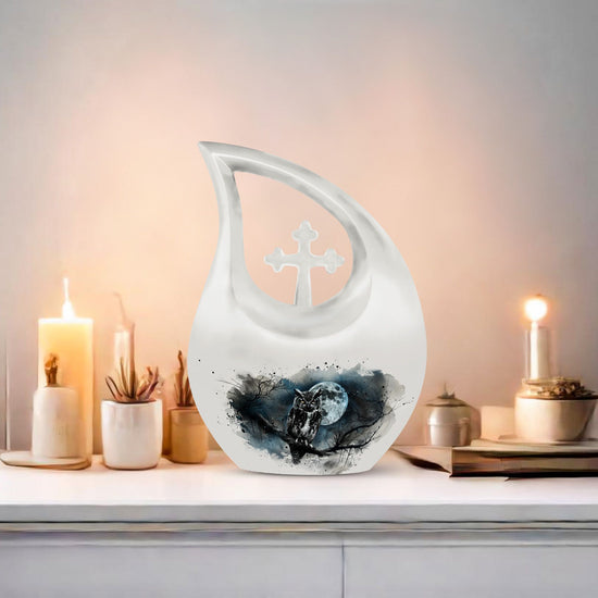 Owl Urns For Ashes - Cremation Urn Small