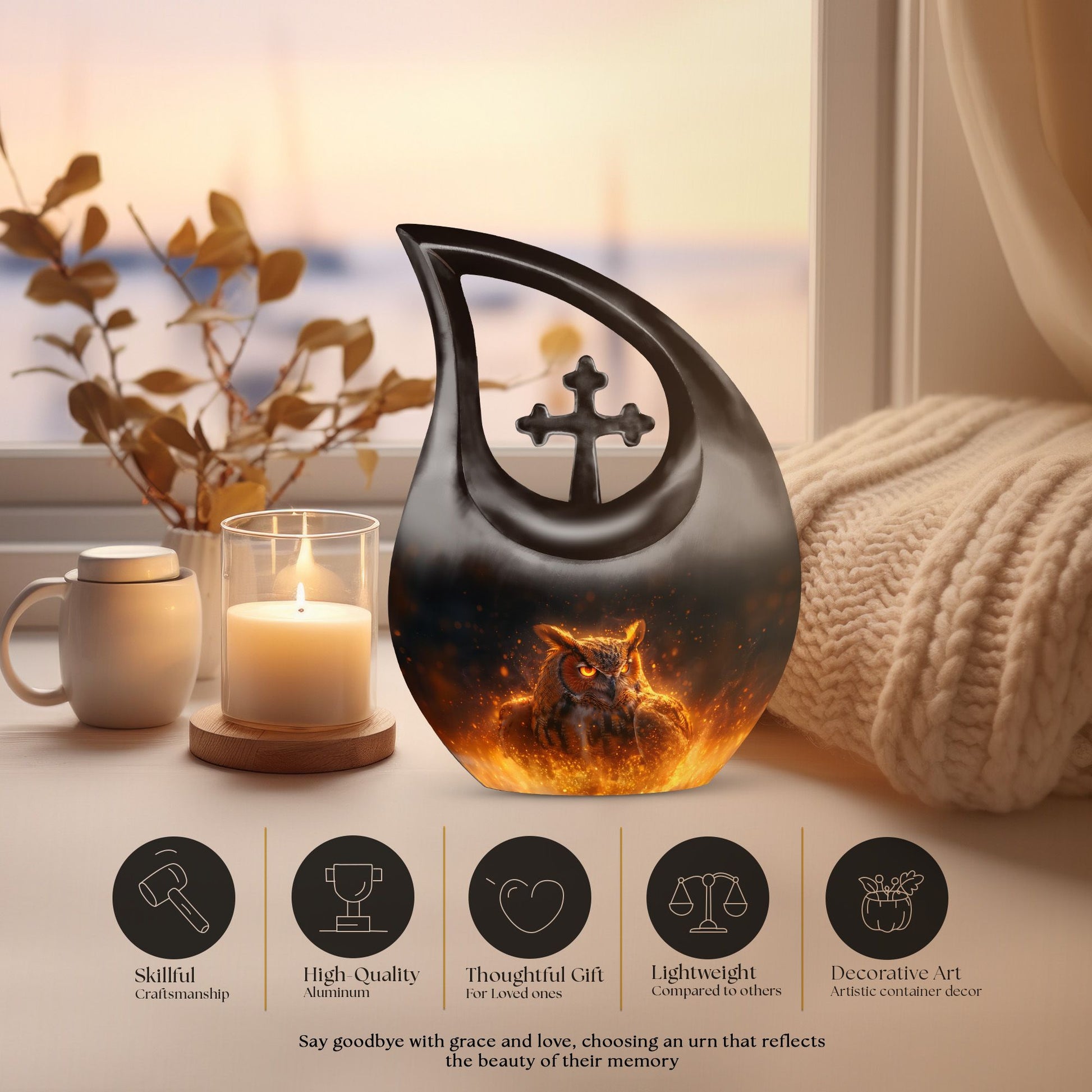 Owl Urns For Ashes - Urns For Cremation Ashes Small