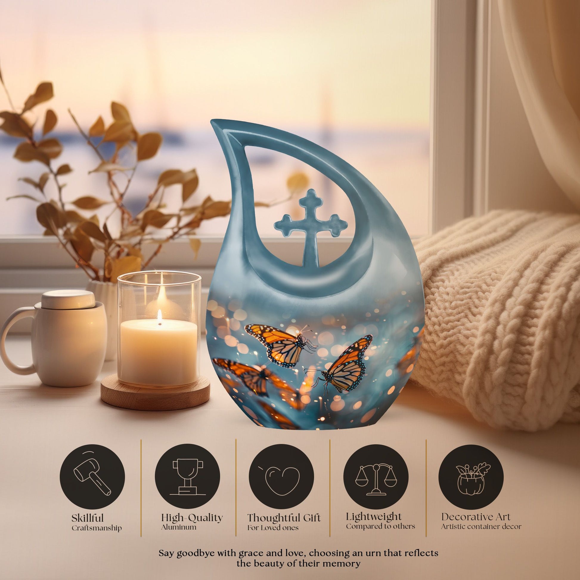 Butterfly Urns For Ashes - Urns For Cremation Ashes