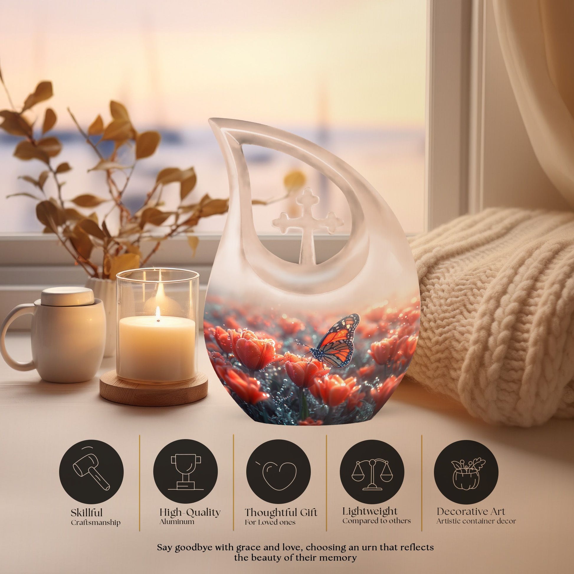 Butterfly Urns For Ashes - Urn Cremation Keepsake