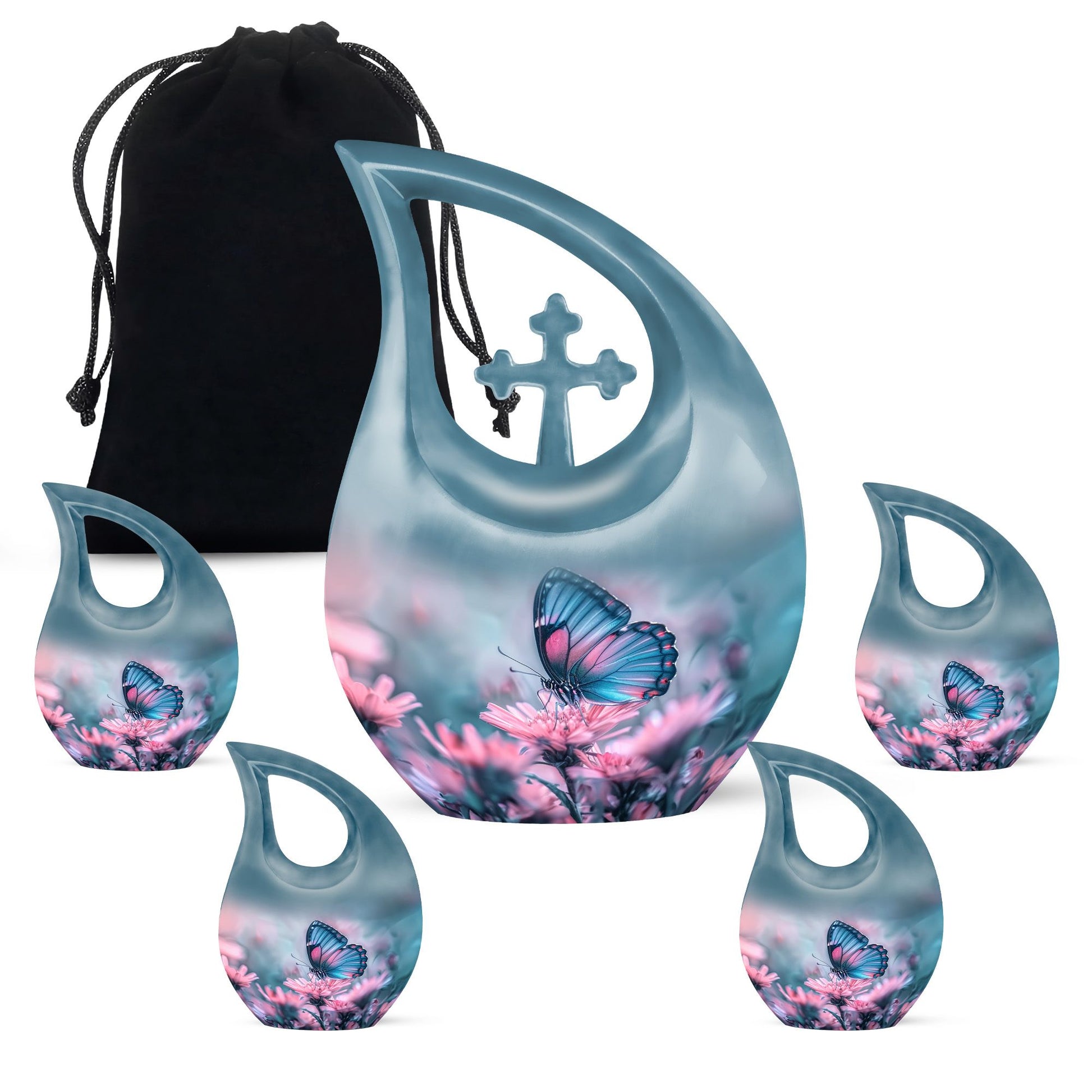 Butterfly Urns For Ashes - Cremation Keepsake Urns For Human Ashes Adult