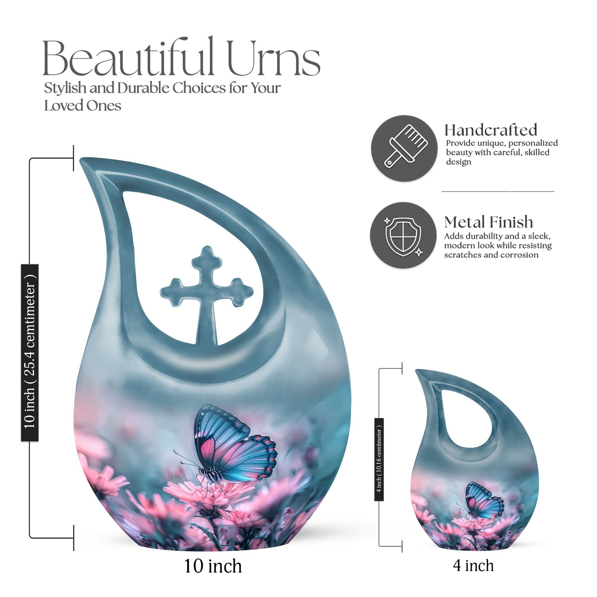 Butterfly Urns For Ashes - Cremation Keepsake Urns For Human Ashes Adult