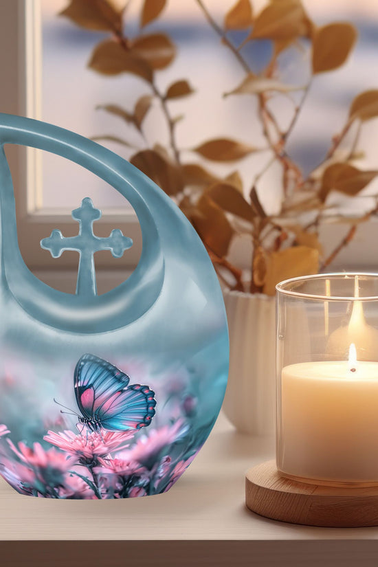 Butterfly Urns For Ashes - Cremation Keepsake Urns For Human Ashes Adult