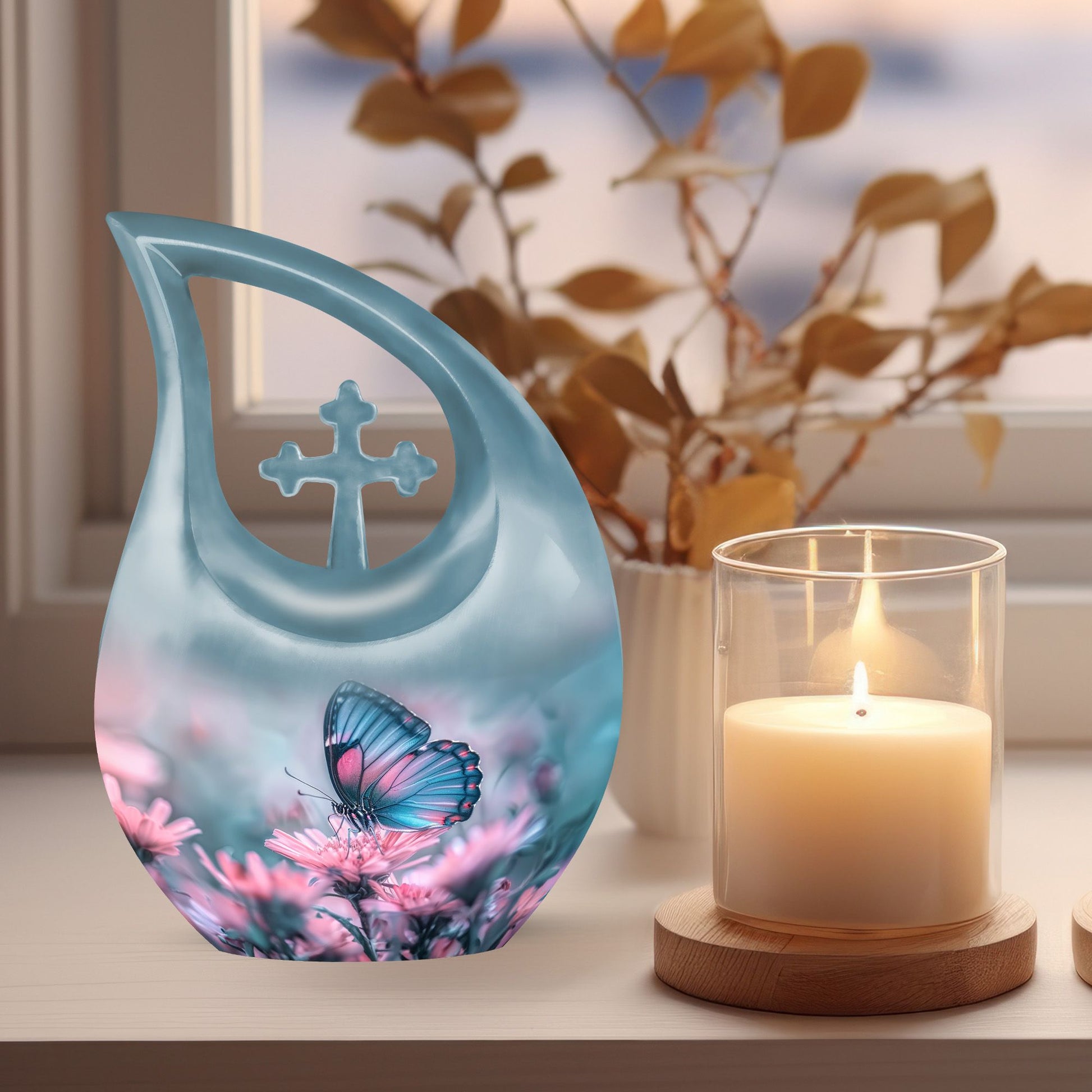 Butterfly Urns For Ashes - Cremation Keepsake Urns For Human Ashes Adult