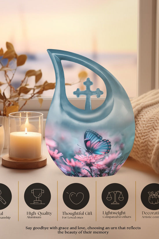 Butterfly Urns For Ashes - Cremation Keepsake Urns For Human Ashes Adult