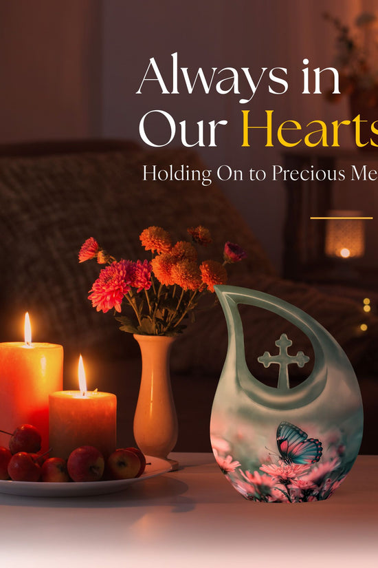 Butterfly Urns For Ashes - Cremation Keepsake Urns For Human Ashes Adult