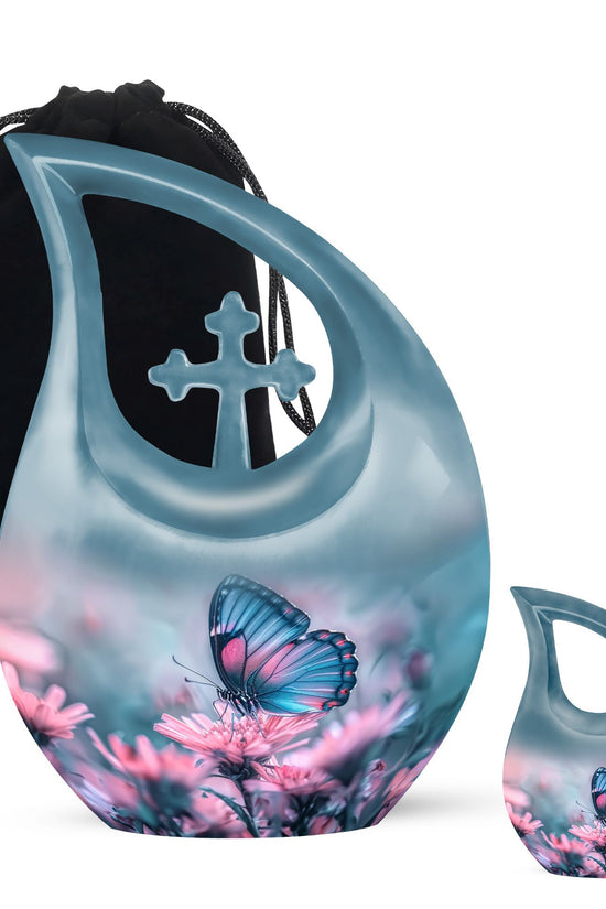 Butterfly Urns For Ashes - Cremation Keepsake Urns For Human Ashes Adult