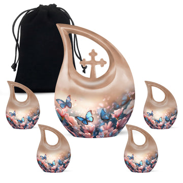 Large Urn With 4 Keepsake