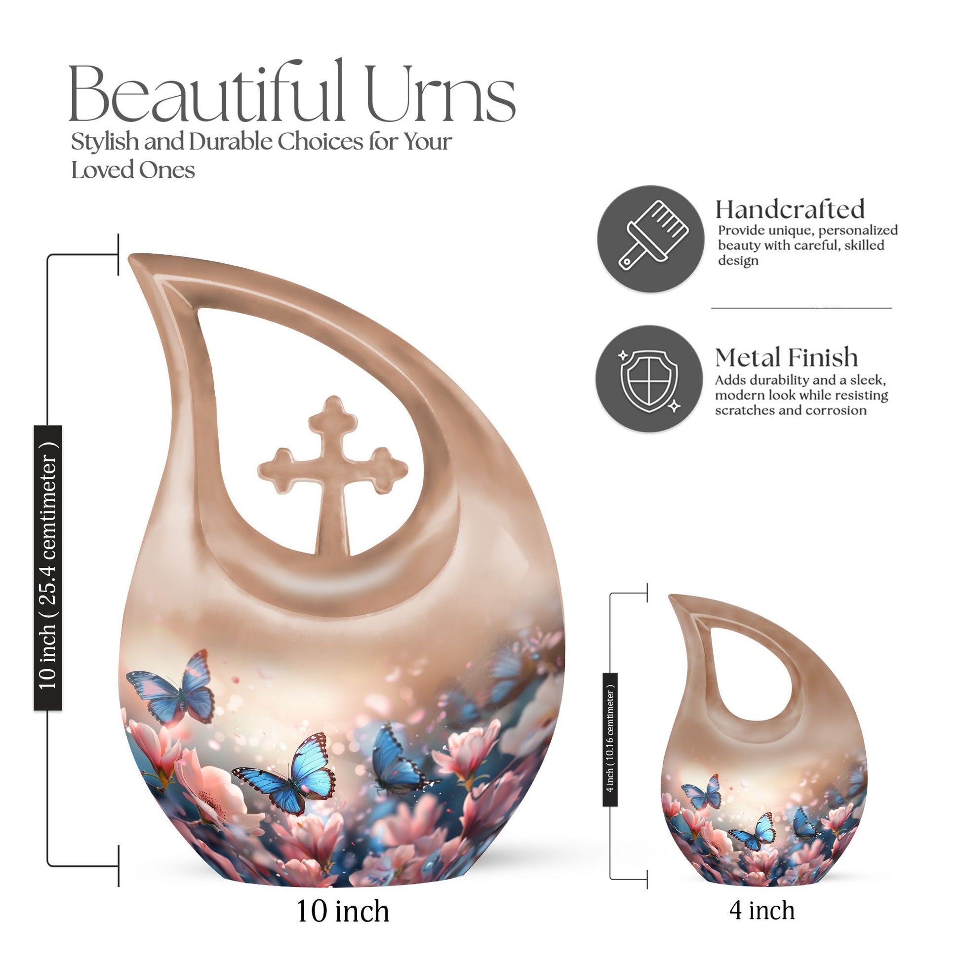Butterfly Urns For Ashes - Small Urns For Cremation Ashes