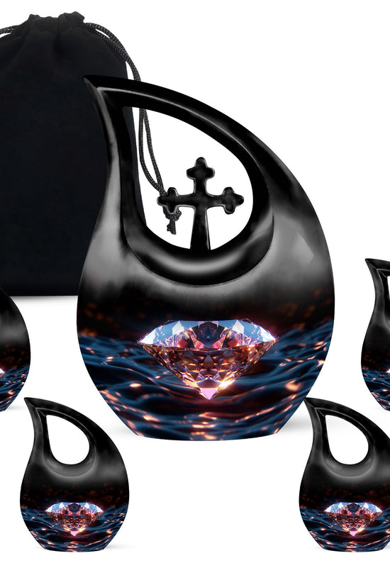 Diamond Urns For Ashes - Mini Cremation Urns