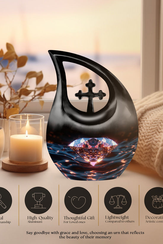 Diamond Urns For Ashes - Mini Cremation Urns